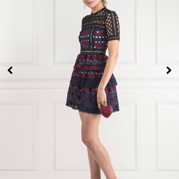 *SOLD* Authentic Self Portrait Hexagon Lace Mini - Picture 2 of 9